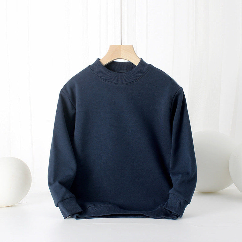 MyKids-USA® Baby Solid Color Thickened Autumn Basic Hoodies