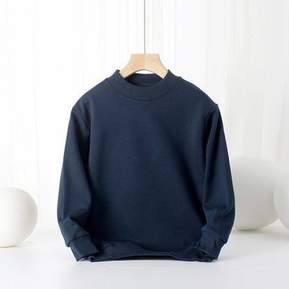 MyKids-USA® Baby Solid Color Thickened Autumn Basic Hoodies