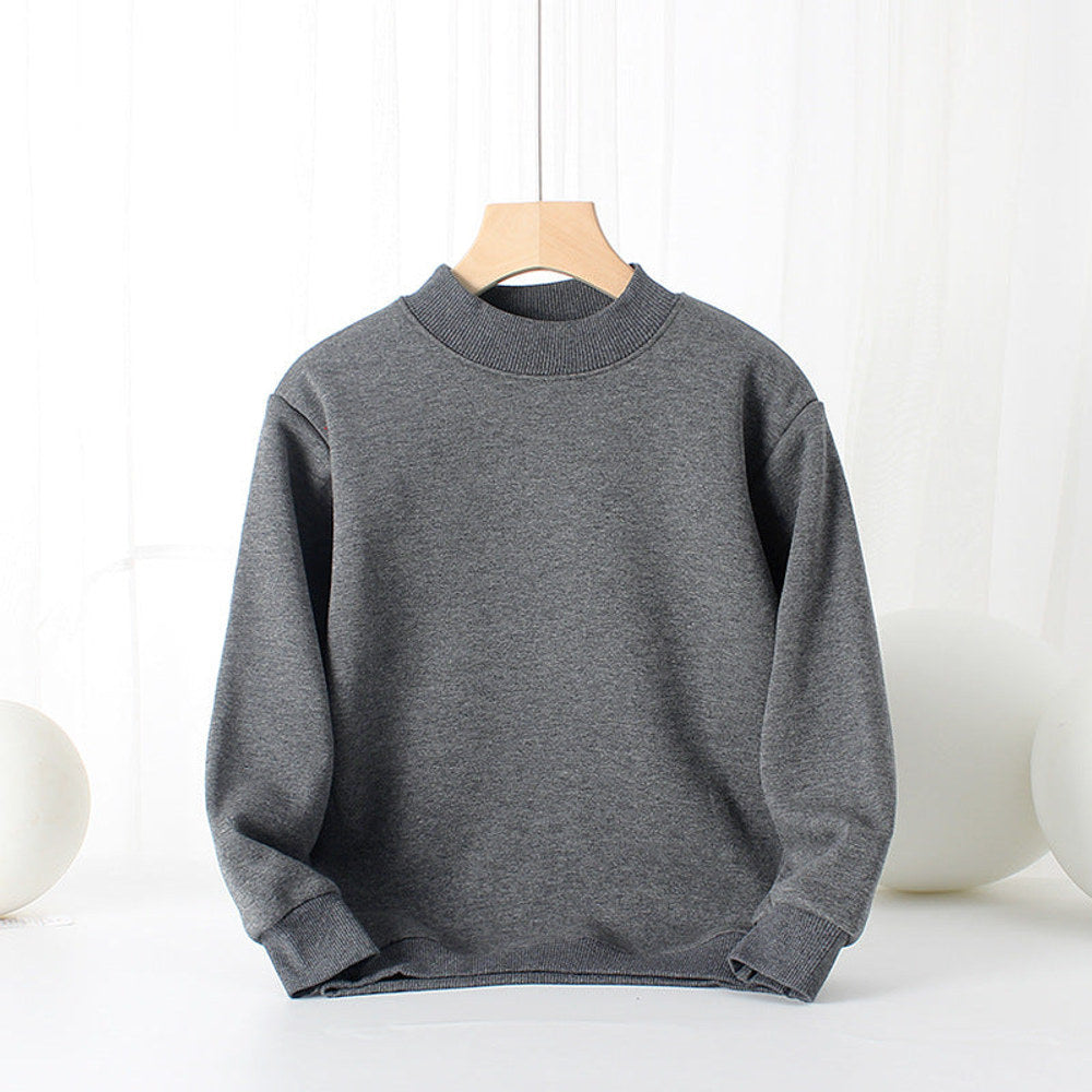 MyKids-USA® Baby Solid Color Thickened Autumn Basic Hoodies