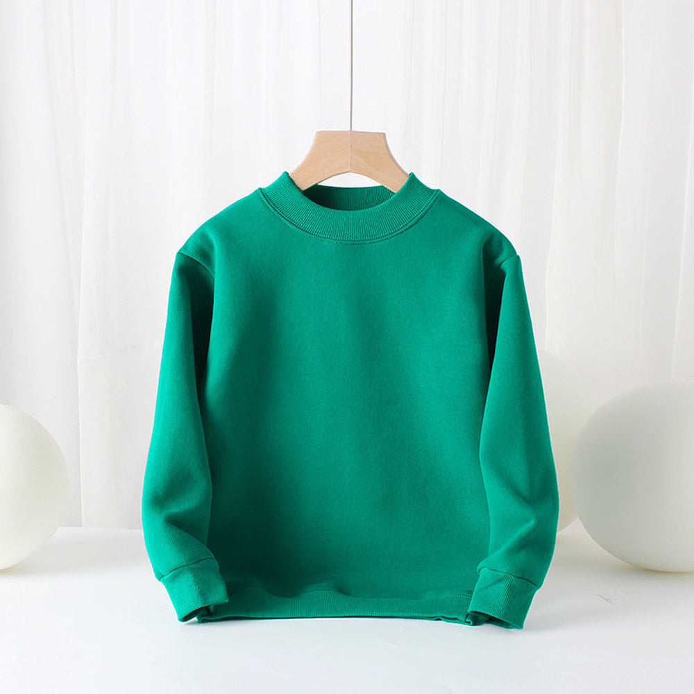 MyKids-USA® Baby Solid Color Thickened Autumn Basic Hoodies