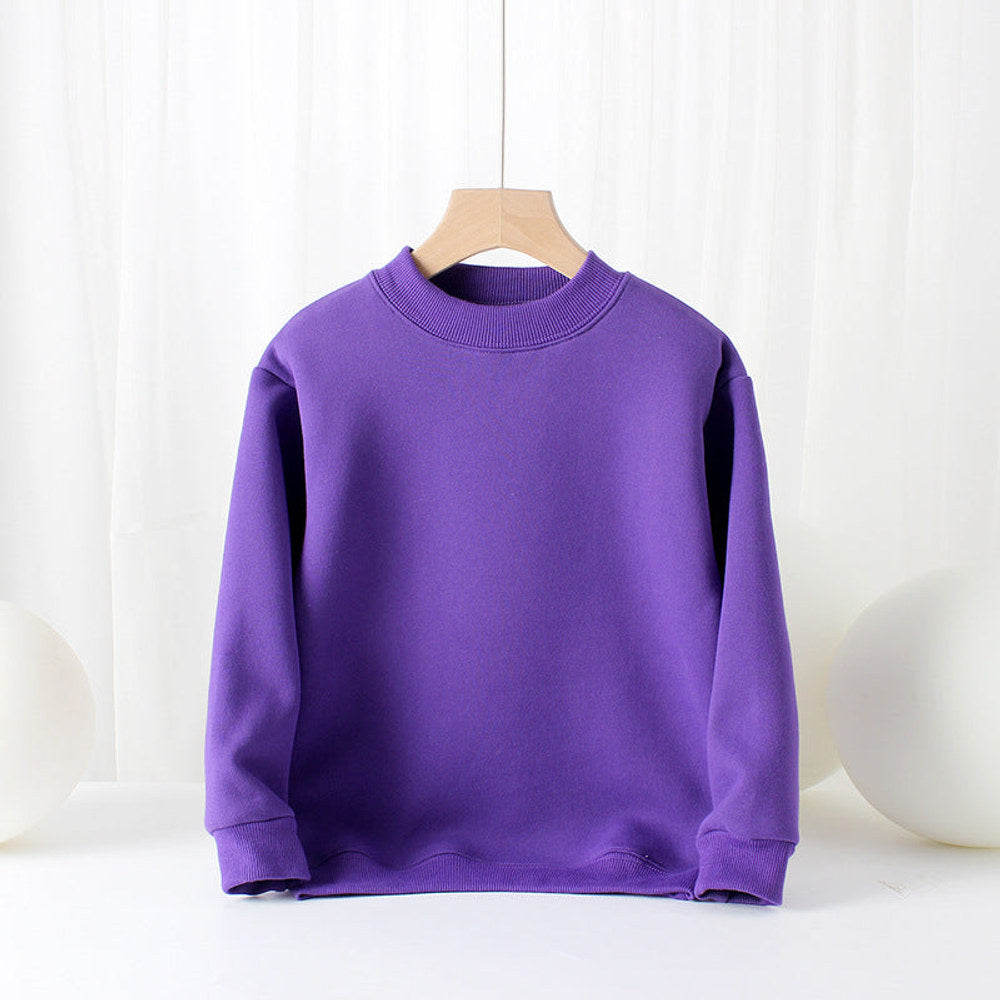MyKids-USA® Baby Solid Color Thickened Autumn Basic Hoodies
