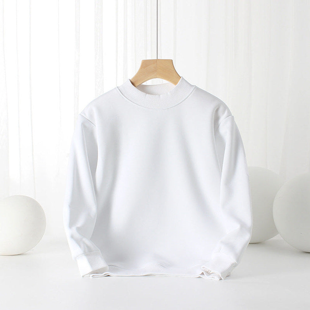MyKids-USA® Baby Solid Color Thickened Autumn Basic Hoodies