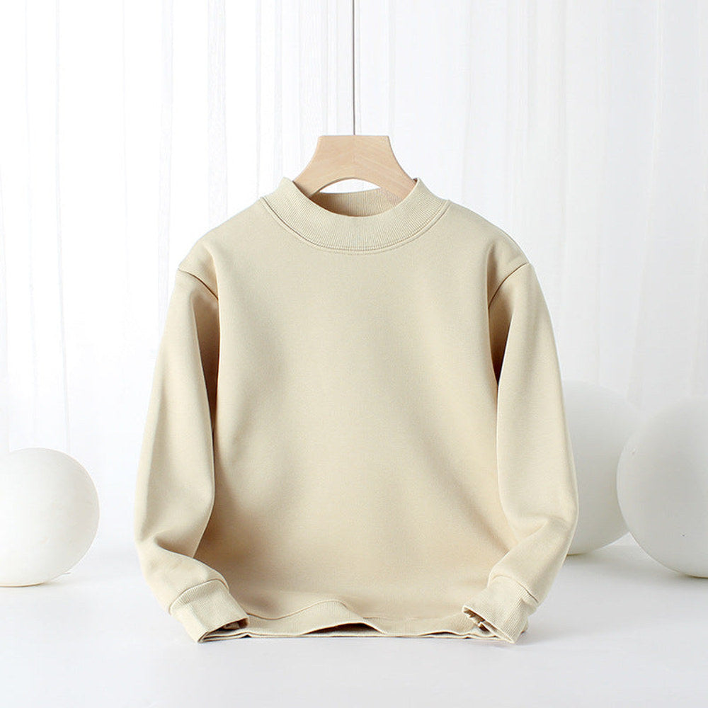 MyKids-USA® Baby Solid Color Thickened Autumn Basic Hoodies