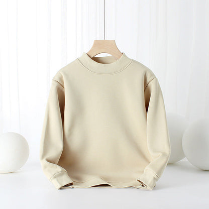 MyKids-USA® Baby Solid Color Thickened Autumn Basic Hoodies