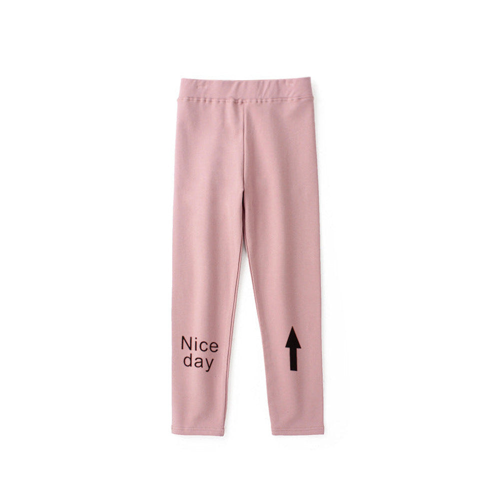 MyKids-USA® Baby Girl Letter Print Pattern Soft Cotton Quality Leggings