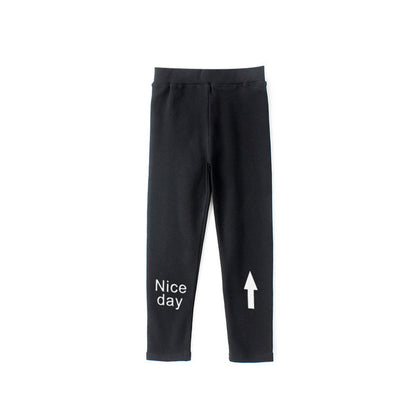 MyKids-USA® Baby Girl Letter Print Pattern Soft Cotton Quality Leggings