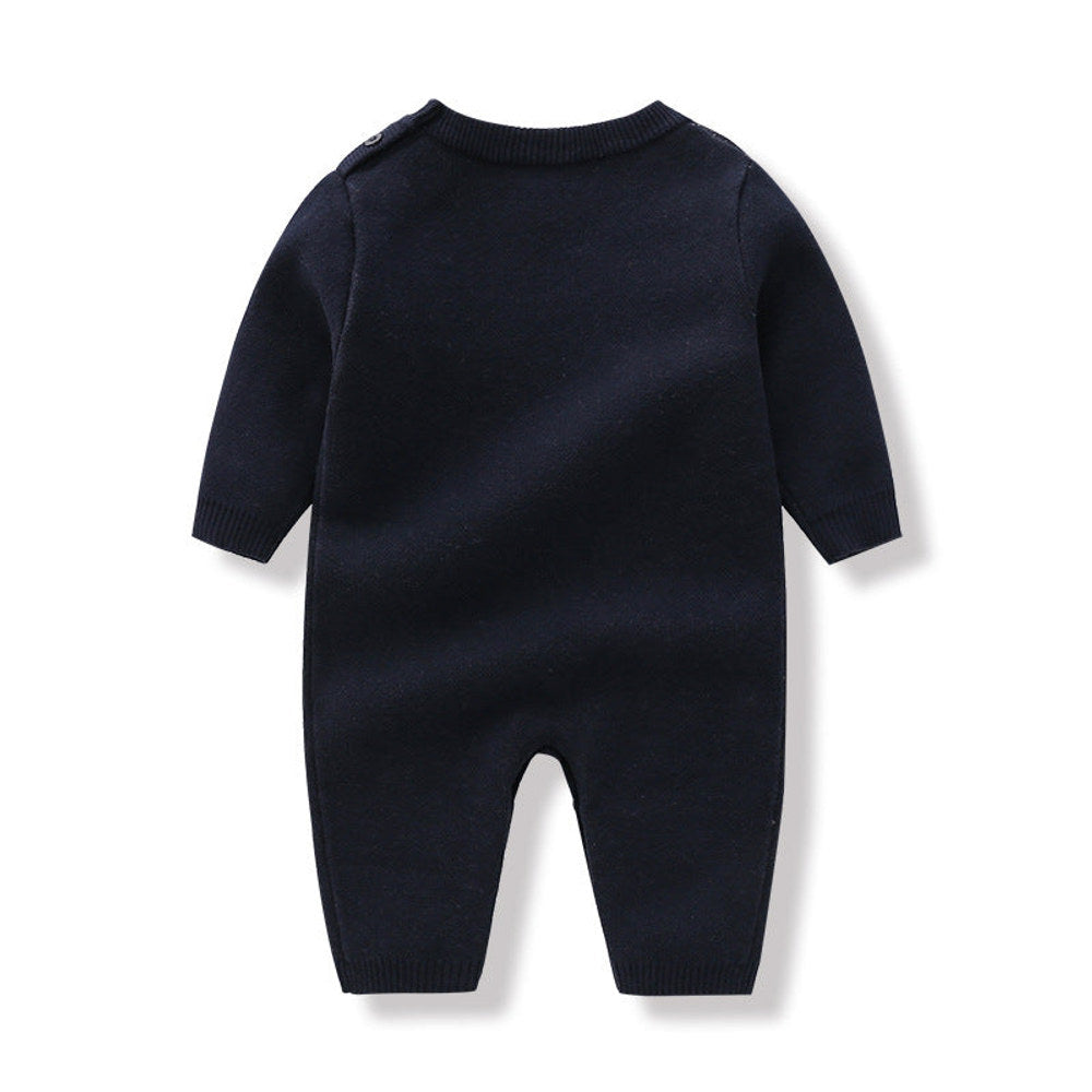 MyKids-USA® Baby Cartoon Bear Pattern Long Sleeve Quality Romper