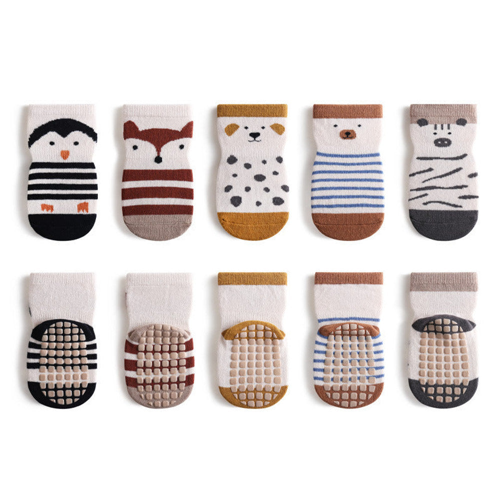 MyKids-USA® Baby Cartoon Dog Print Pattern Mid Tube Design Fashion Cute Toddler Socks