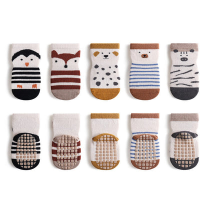 MyKids-USA® Baby Cartoon Dog Print Pattern Mid Tube Design Fashion Cute Toddler Socks