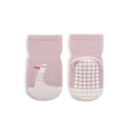 MyKids-USA® Baby Cartoon And Striped Pattern Non-Slip Design Socks