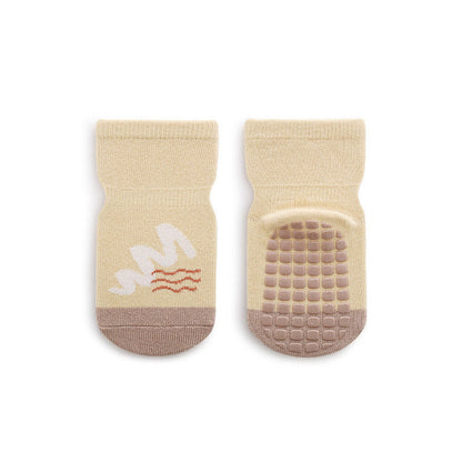 MyKids-USA® Baby Cartoon And Striped Pattern Non-Slip Design Socks
