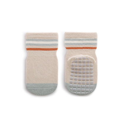 MyKids-USA® Baby Cartoon And Striped Pattern Non-Slip Design Socks