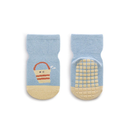 MyKids-USA® Baby Cartoon And Striped Pattern Non-Slip Design Socks