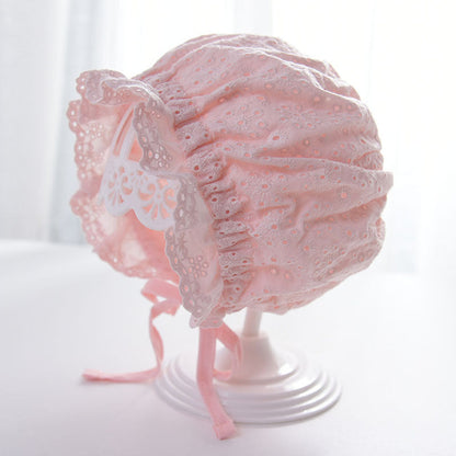 MyKids-USA® Baby Solid Color Ruffle Design Sunshade Princess Bucket Hats