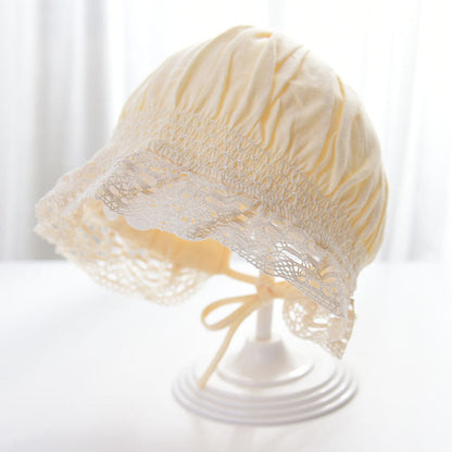 MyKids-USA® Baby Solid Color Ruffle Design Sunshade Princess Bucket Hats