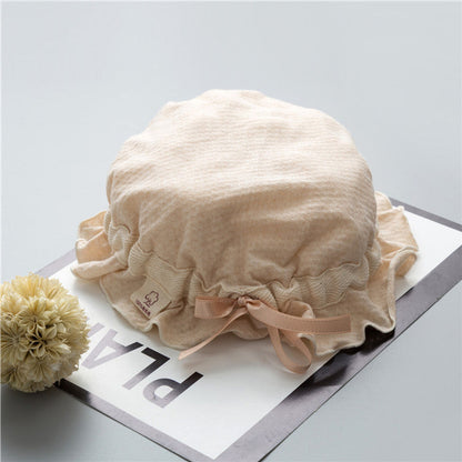 MyKids-USA® Baby Printed Pattern Ruffle Design Hats With Bow Decoration