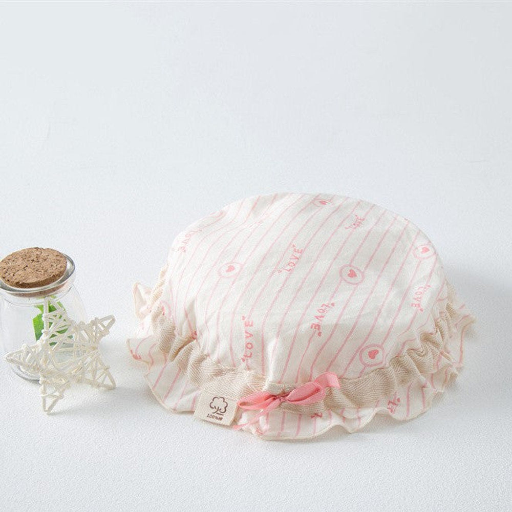MyKids-USA® Baby Printed Pattern Ruffle Design Hats With Bow Decoration