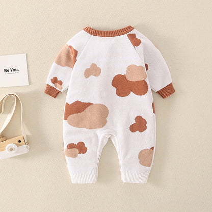 MyKids-USA® Baby Cartoon Graphic Quality Handknit Design Fashion Jumpsuit