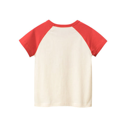MyKids-USA® Baby Cartoon Graphic Cute Style Short Sleeve Quality Tops