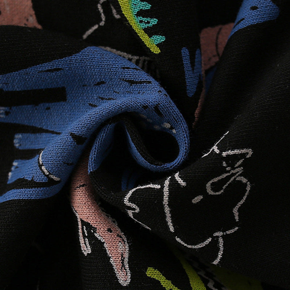 MyKids-USA® Baby Boy All Over Dinosaur Print Pattern Western Style Hoodie