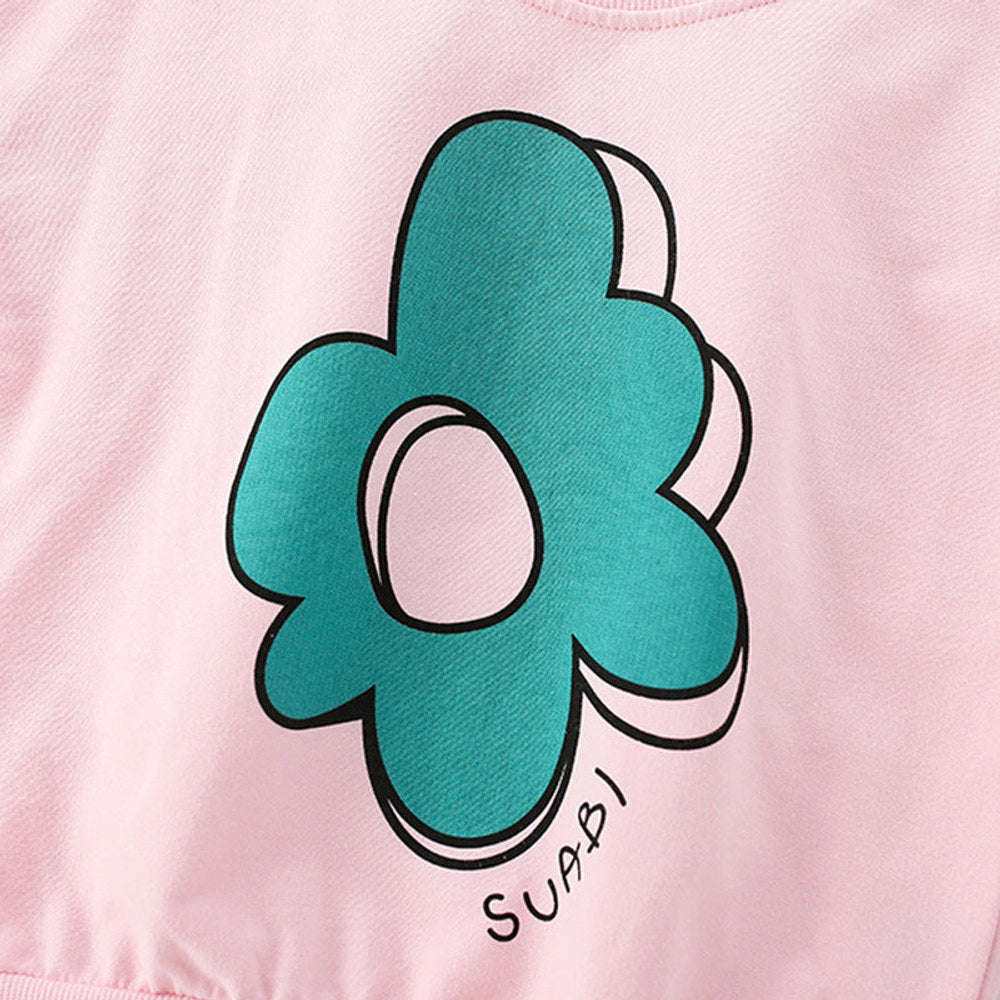 MyKids-USA® Baby Girl Floral Print Pattern Comfy Cotton Hoodies