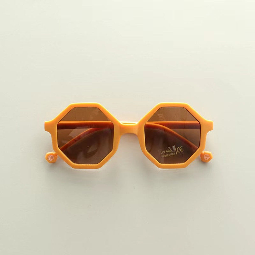 MyKids-USA® Kids Various Style Fashion Polygon Frame Sunglasses