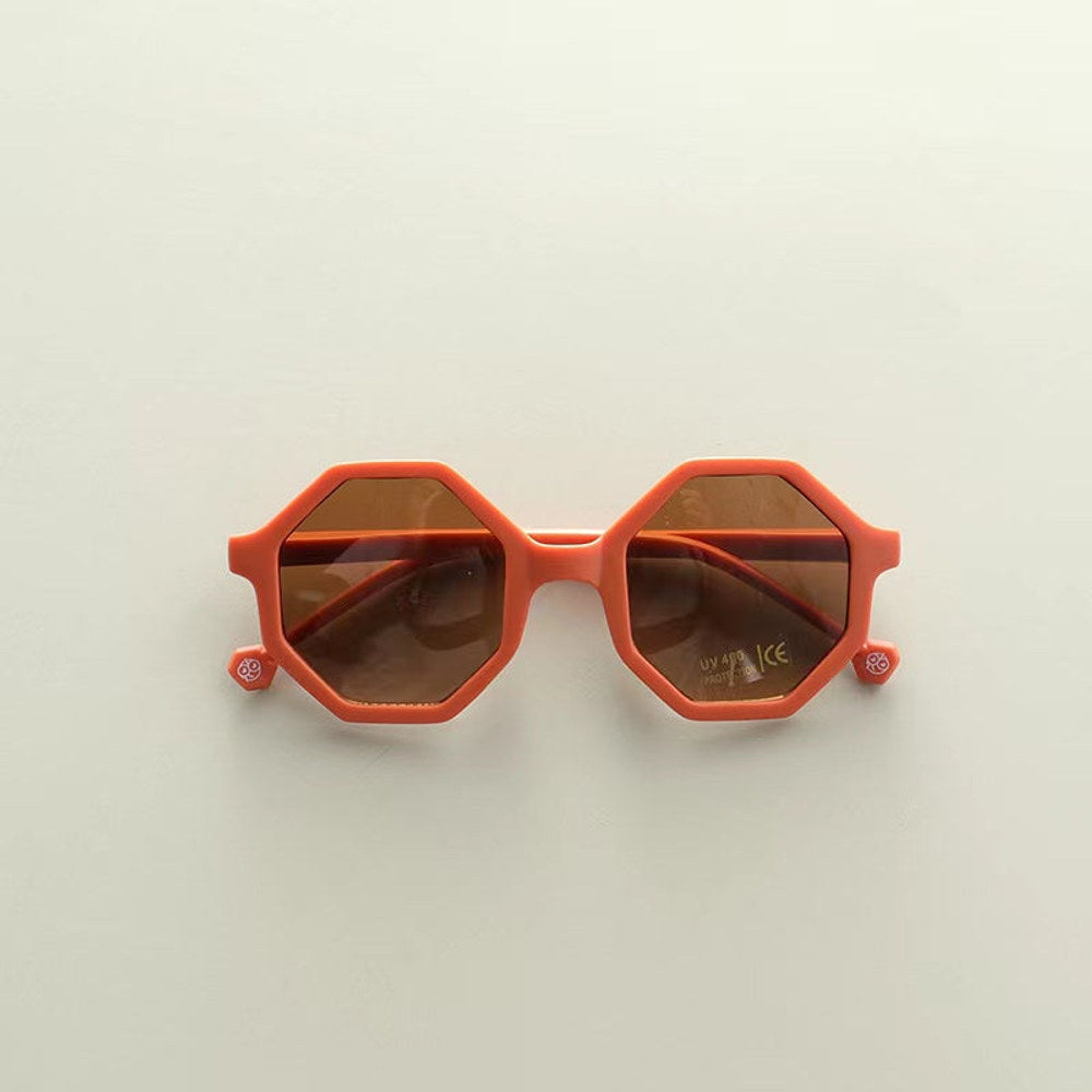 MyKids-USA® Kids Various Style Fashion Polygon Frame Sunglasses