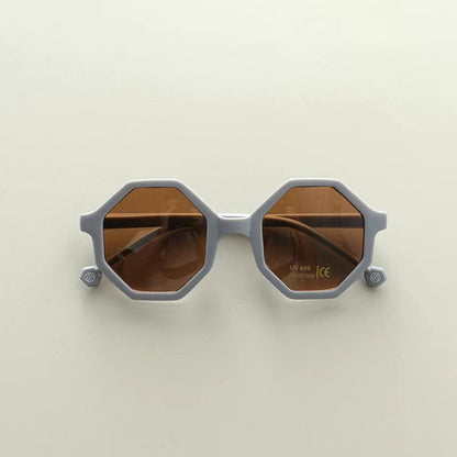 MyKids-USA® Kids Various Style Fashion Polygon Frame Sunglasses