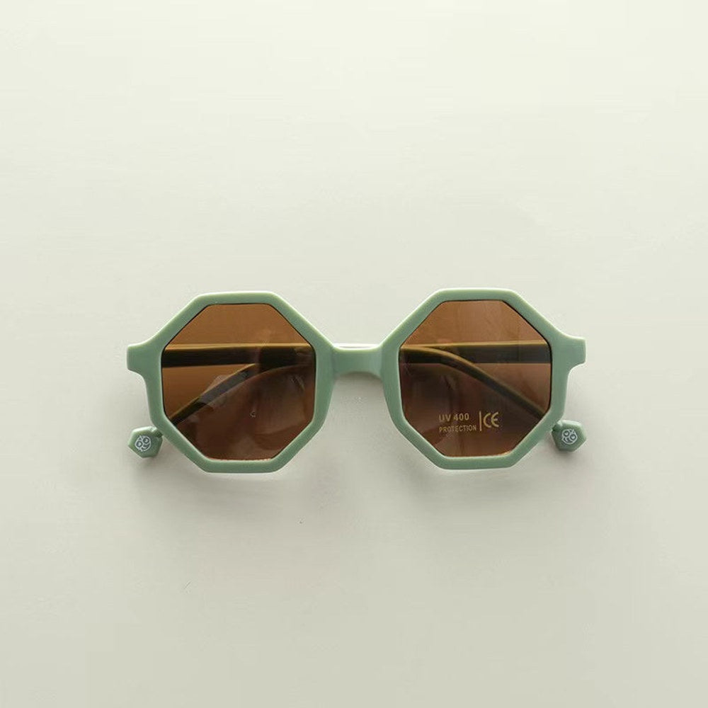 MyKids-USA® Kids Various Style Fashion Polygon Frame Sunglasses