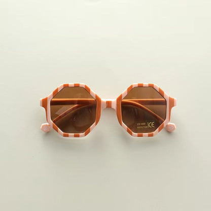 MyKids-USA® Kids Various Style Fashion Polygon Frame Sunglasses