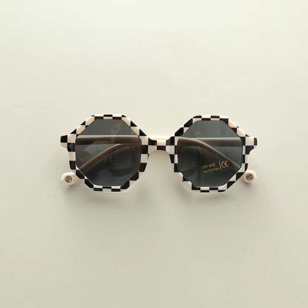 MyKids-USA® Kids Various Style Fashion Polygon Frame Sunglasses