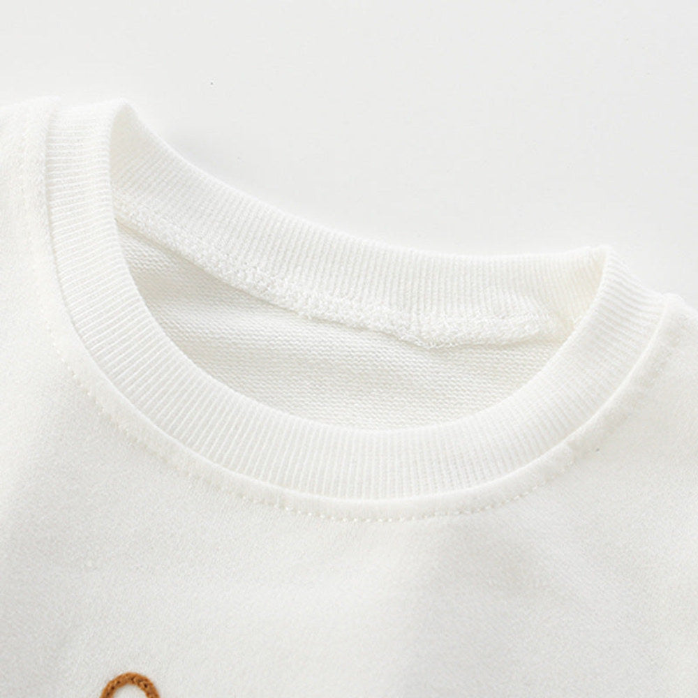 MyKids-USA® Baby Plane Embroidered Pattern Solid Color Long Sleeve Quality Hoodie