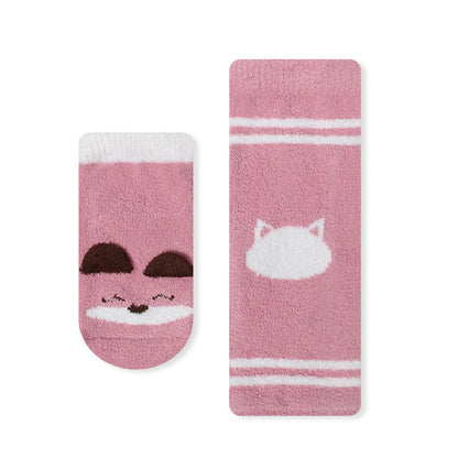 MyKids-USA® Baby Cartoon Animal Print Pattern Non-Slip Warm Long Socks