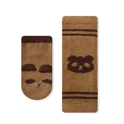MyKids-USA® Baby Cartoon Animal Print Pattern Non-Slip Warm Long Socks
