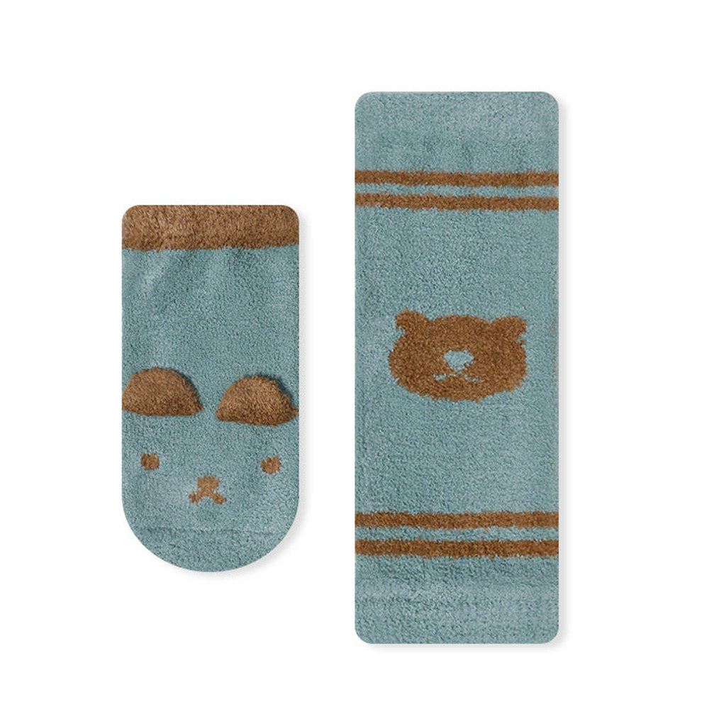 MyKids-USA® Baby Cartoon Animal Print Pattern Non-Slip Warm Long Socks