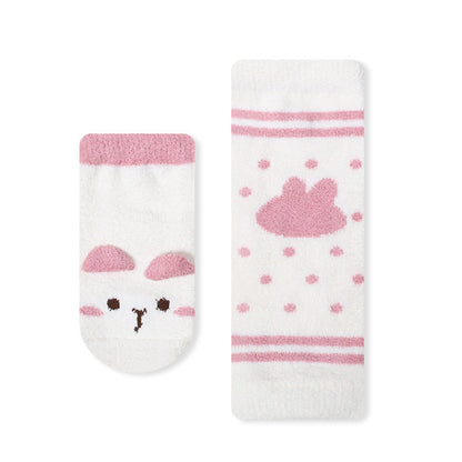 MyKids-USA® Baby Cartoon Animal Print Pattern Non-Slip Warm Long Socks