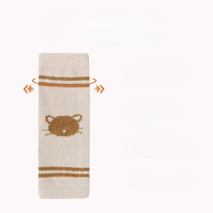 MyKids-USA® Baby Cartoon Animal Print Pattern Non-Slip Warm Long Socks