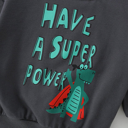 MyKids-USA® Baby Boy Cartoon Animal Pattern Pullover Cute Style Sweatshirt