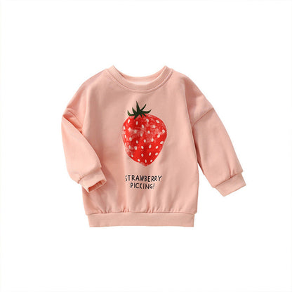 MyKids-USA® Baby Girl Flower Print Pattern Solid Color Beautiful Hoodies