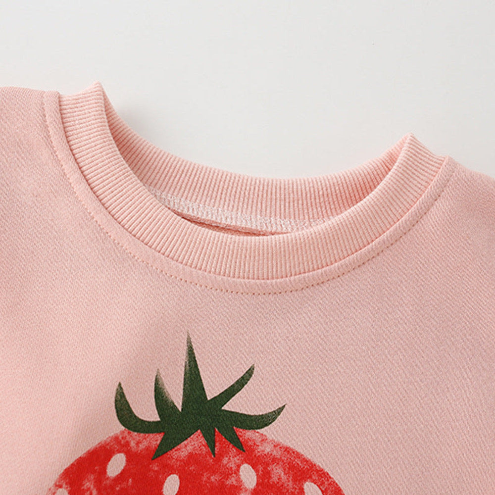 MyKids-USA® Baby Girl Flower Print Pattern Solid Color Beautiful Hoodies