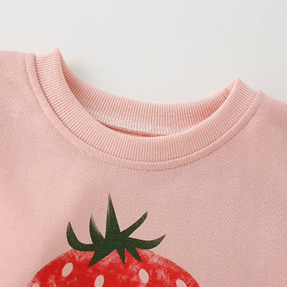 MyKids-USA® Baby Girl Flower Print Pattern Solid Color Beautiful Hoodies