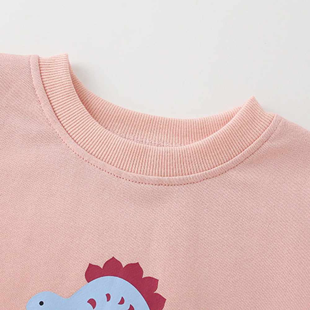 MyKids-USA® Baby Girl Flower Print Pattern Solid Color Beautiful Hoodies