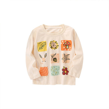 MyKids-USA® Baby Girl Print Pattern Thin Style Shirt