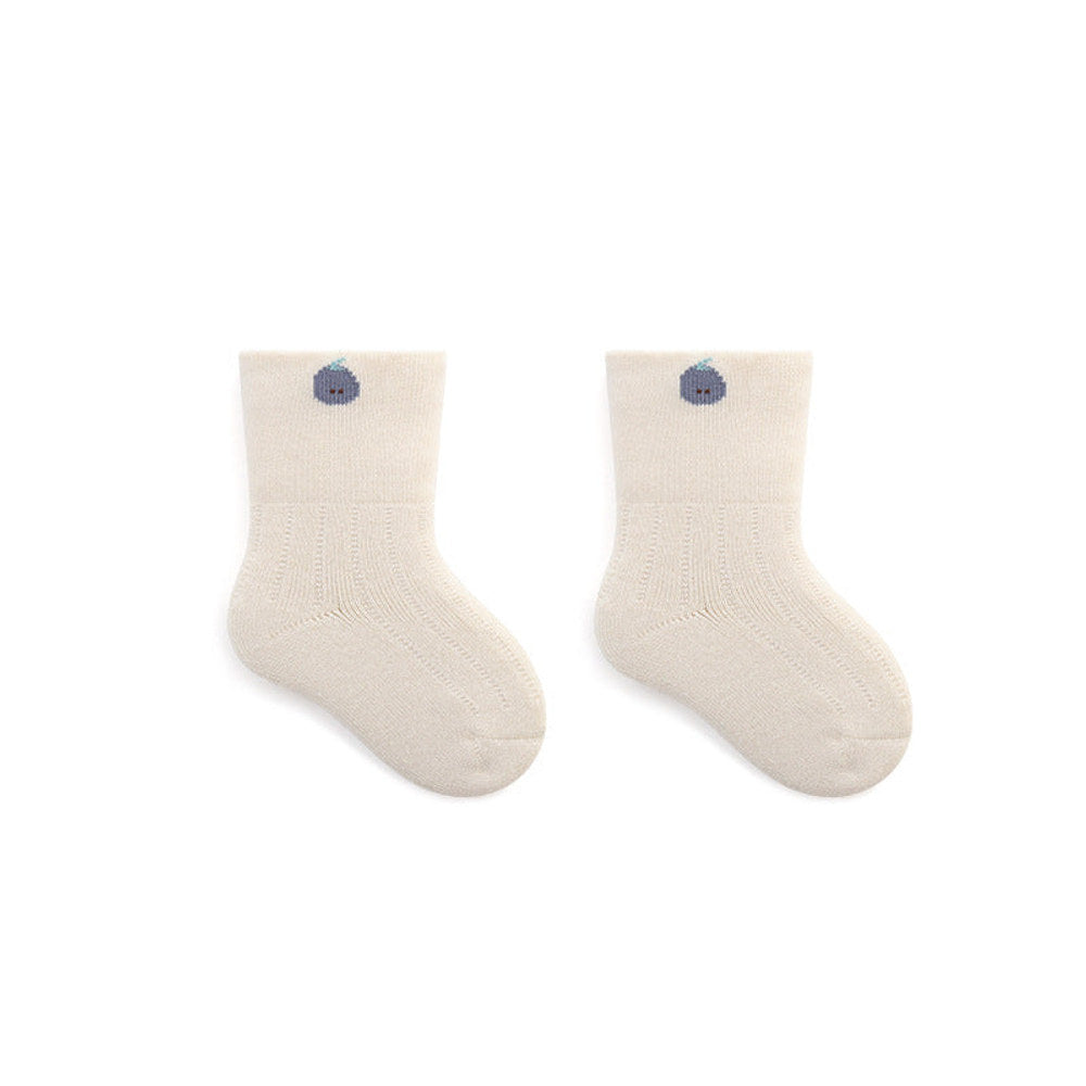 MyKids-USA® Baby Embroidered Pattern Thickened Warm Mid Tube Socks