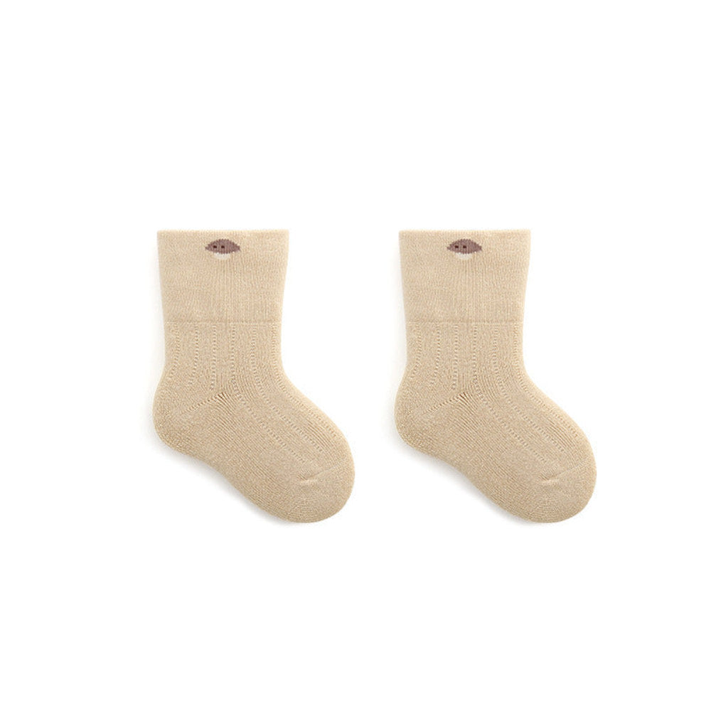 MyKids-USA® Baby Embroidered Pattern Thickened Warm Mid Tube Socks