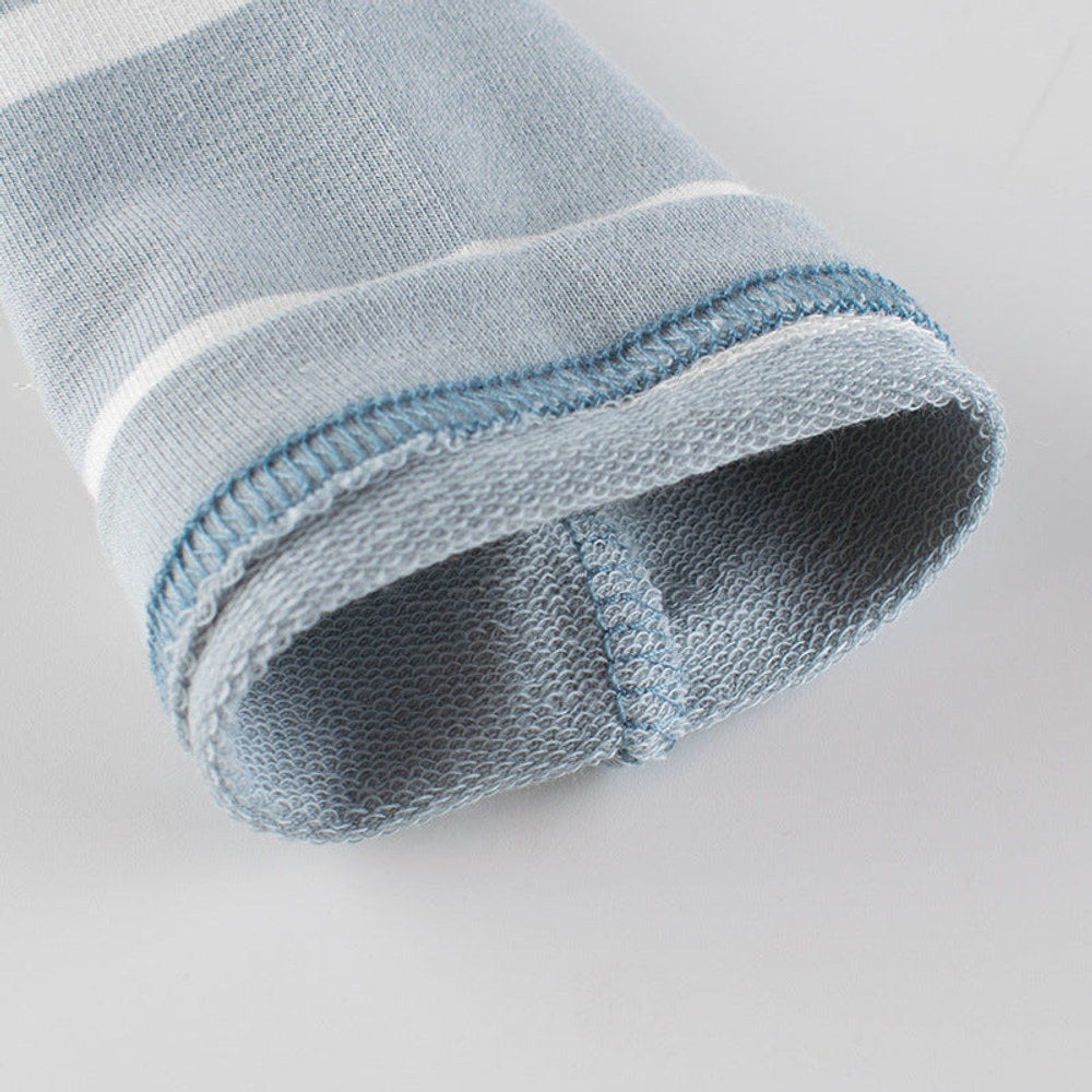 MyKids-USA® Baby Blue Striped Pattern Long Sleeve Soft Cotton Shirt