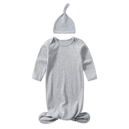 MyKids-USA® Baby Sleeping Bag Hat Set Spring Summer Baby Sleepwear Anti-Kicker Surprise Jump Swaddling Clothes