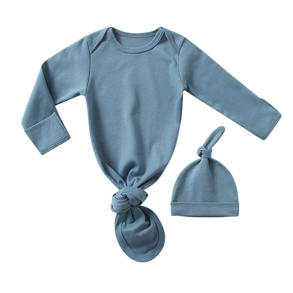 MyKids-USA® Baby Sleeping Bag Hat Set Spring Summer Baby Sleepwear Anti-Kicker Surprise Jump Swaddling Clothes