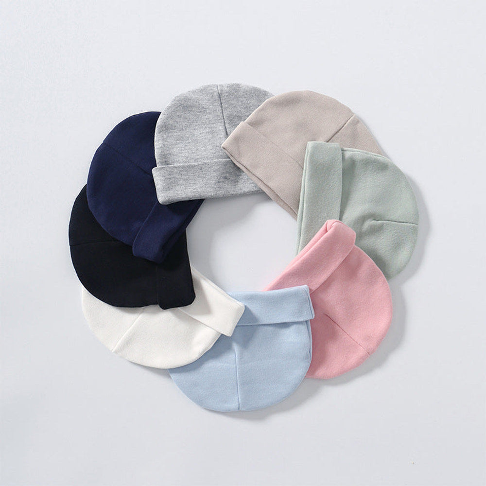 MyKids-USA® Baby Solid Color Double Dome Hat Tire Cap Thermal Caps