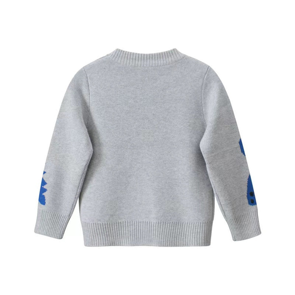 MyKids-USA® Baby Boy Dinosaur Pattern Crewneck Long Sleeve Knit Sweater